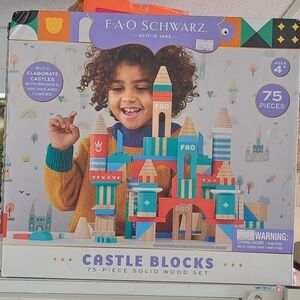 FAO Schwarz Vibrant Castle Blocks Set